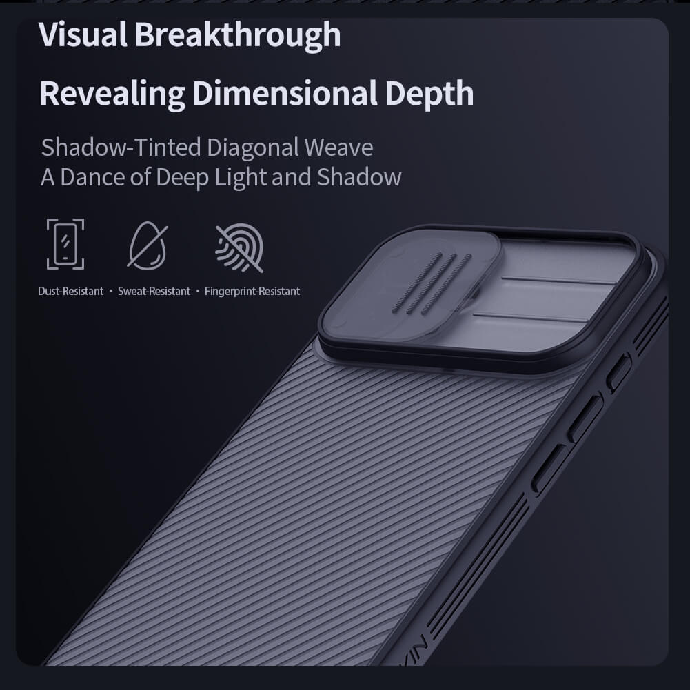 Чехол-крышка NILLKIN для Apple iPhone 17 6.3 (2025) (серия CamShield Pro Clear version)